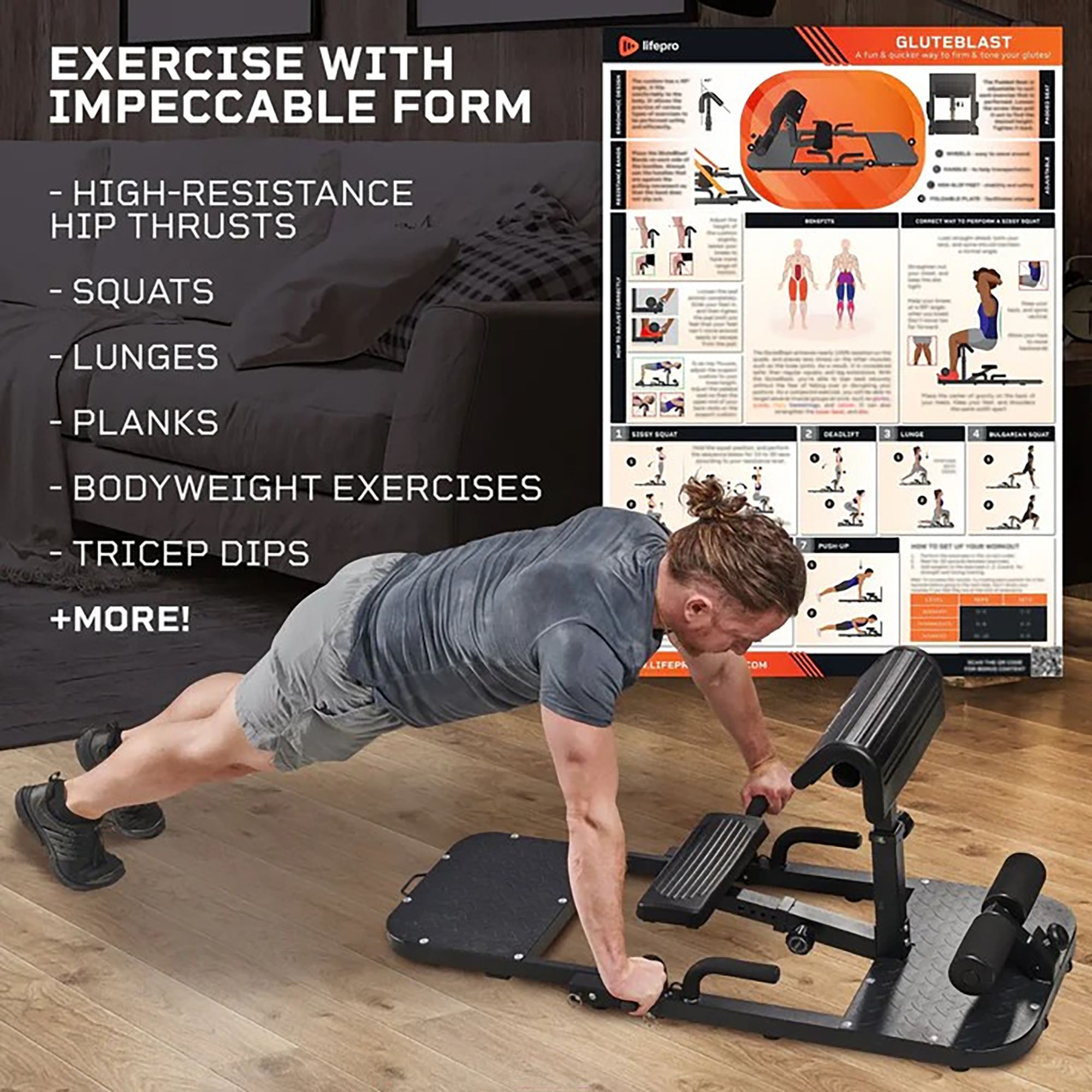 Lifepro GluteBlast Multipurpose Exercise Machine product image