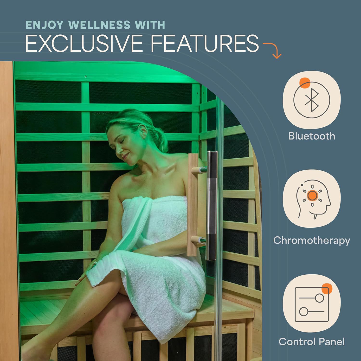 Lifepro Far Infrared RejuvaCure Duet 2-Person Sauna product image