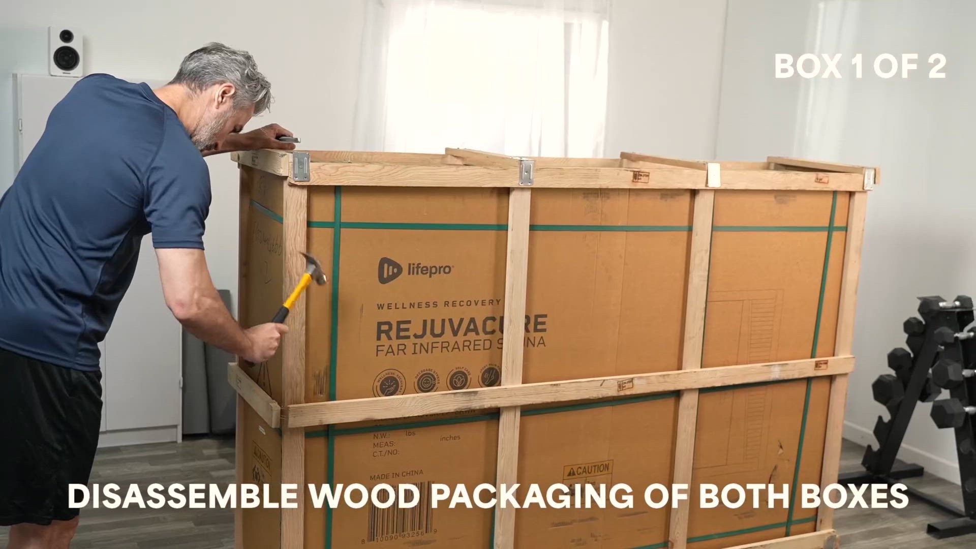 Lifepro Far Infrared RejuvaCure Duet 2-Person Sauna product