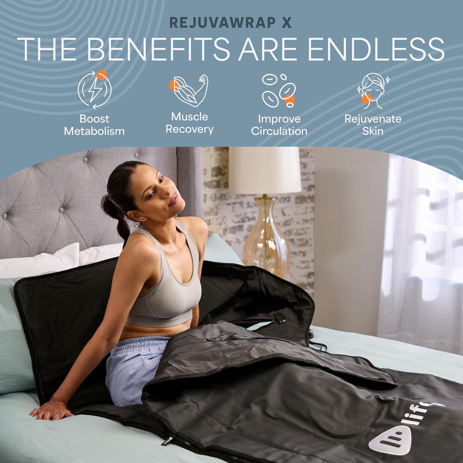 Lifepro Rejuvawrap X Infrared Sauna Blanket product image