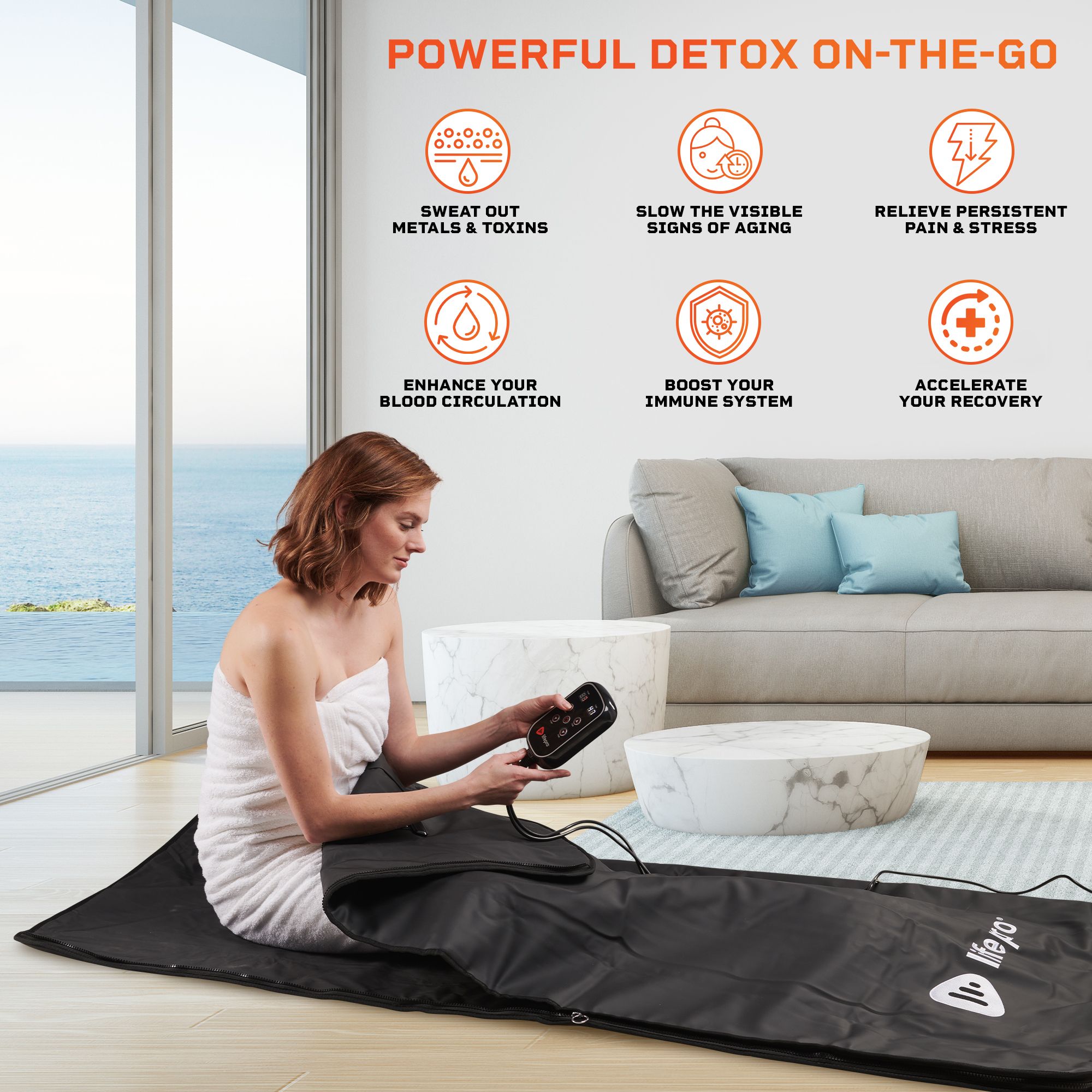 Lifepro Rejuvawrap X Infrared Sauna Blanket product image