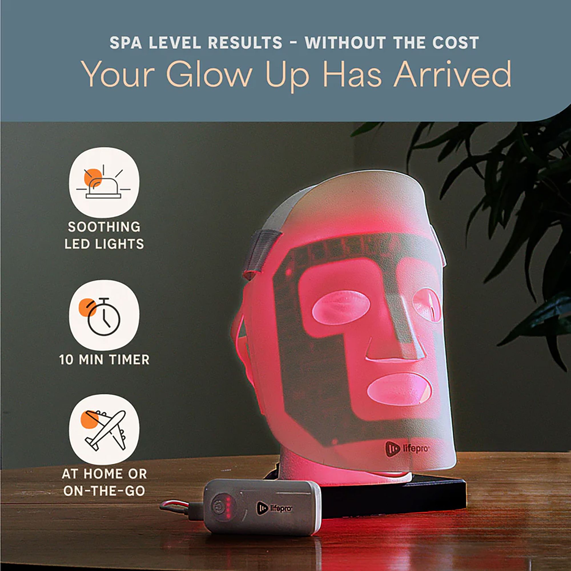 Lifepro RevitaGlow Red Light Face Mask product image