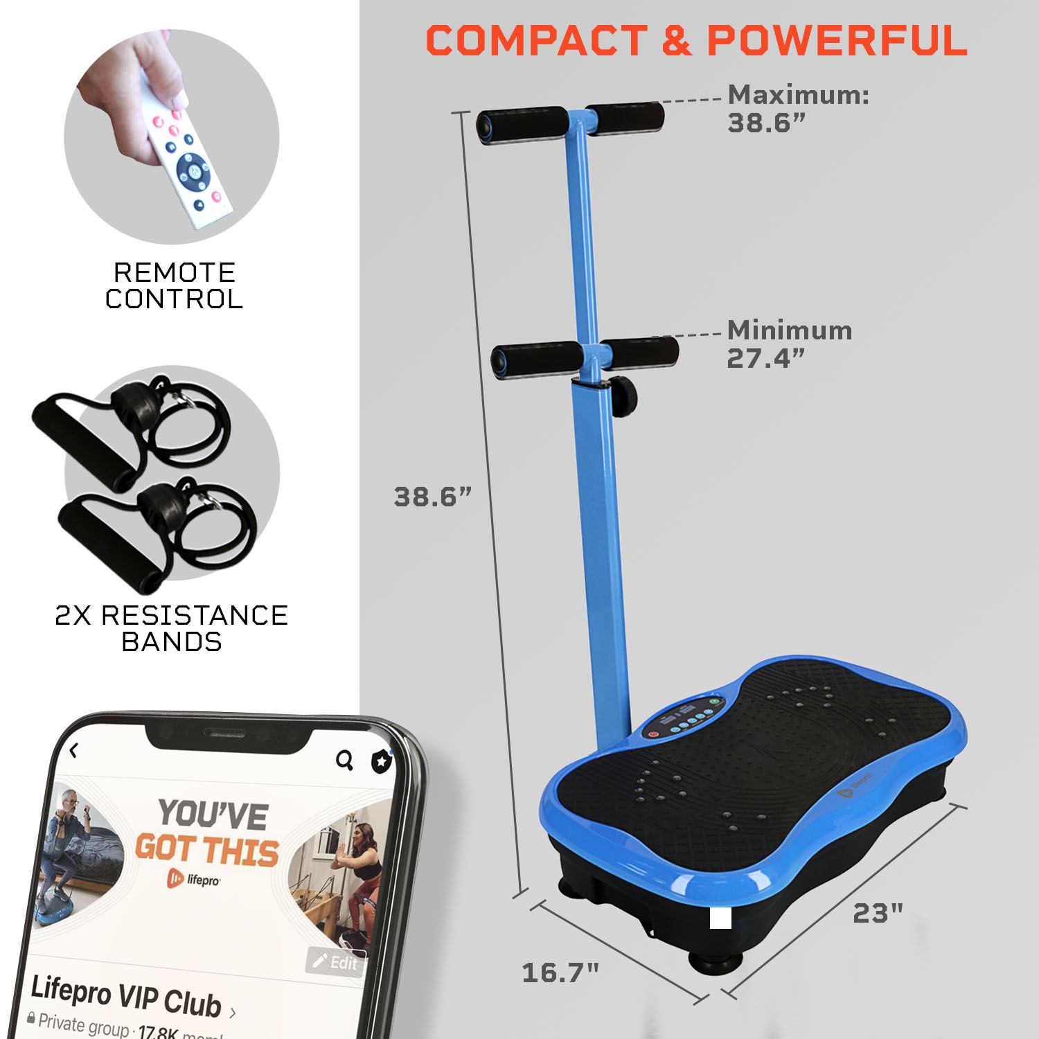 Lifepro TrimLite Vibration Plate product image