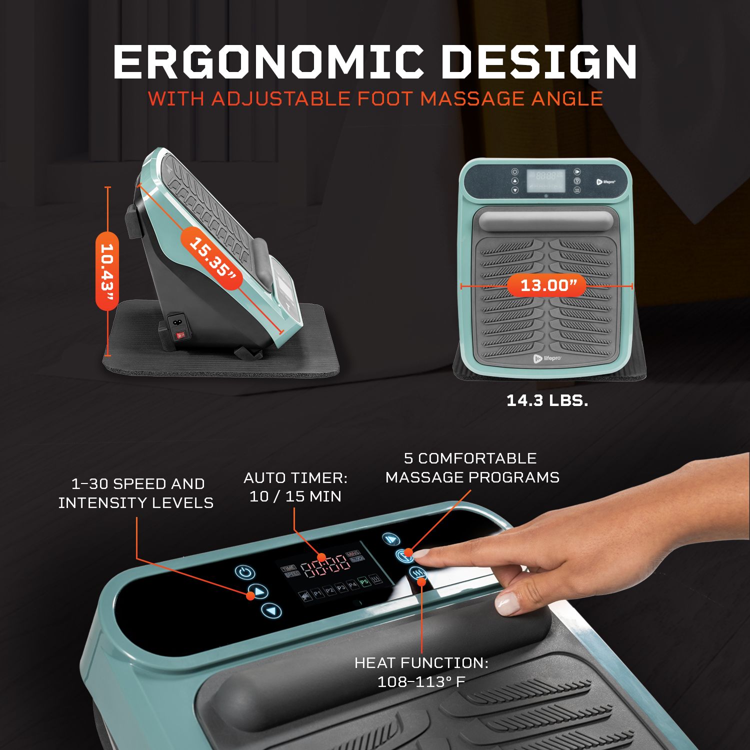 Lifepro VibraFlow Plus Foot Massager product image