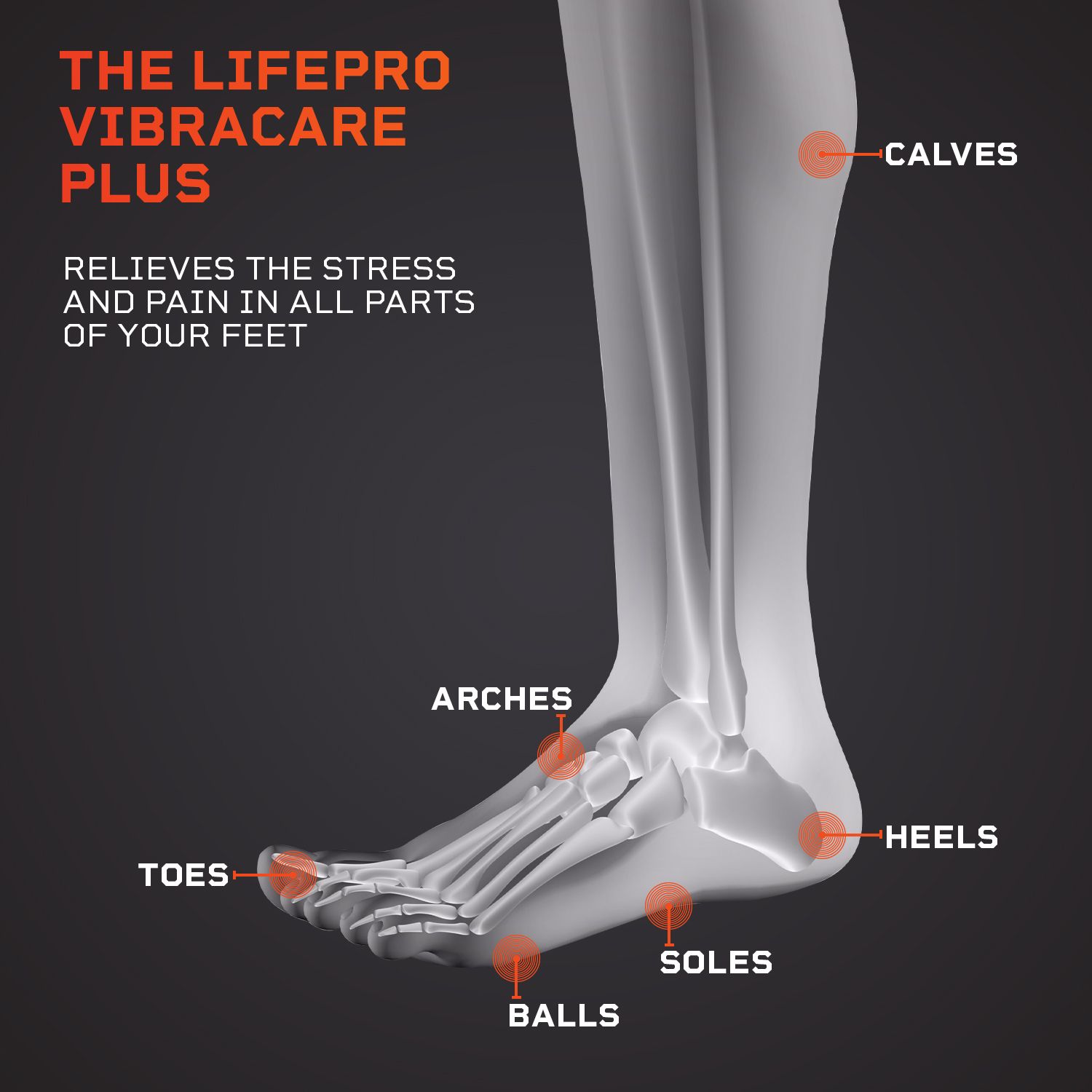 Lifepro VibraFlow Plus Foot Massager product image