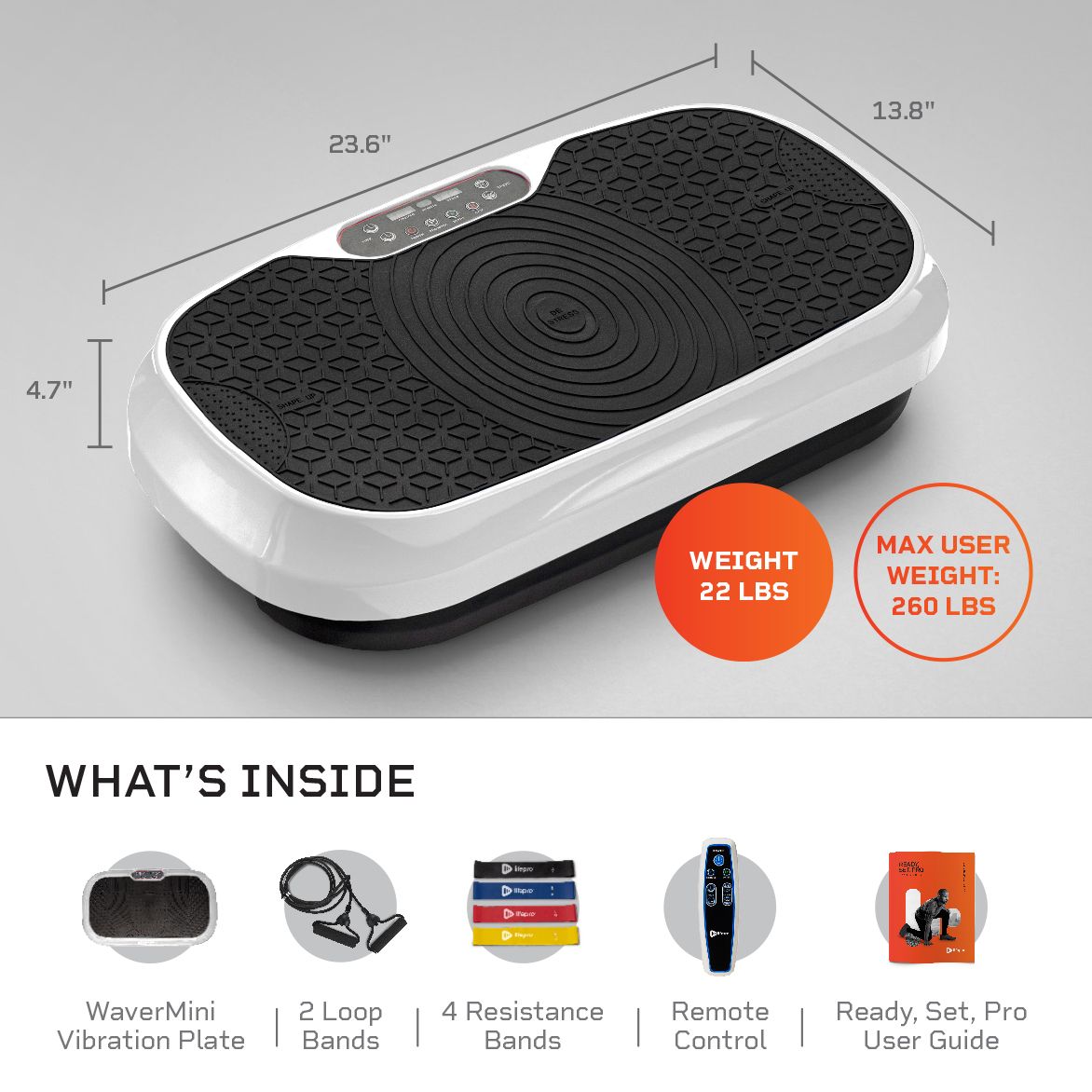 Lifepro Waver Mini Vibration Plate product image