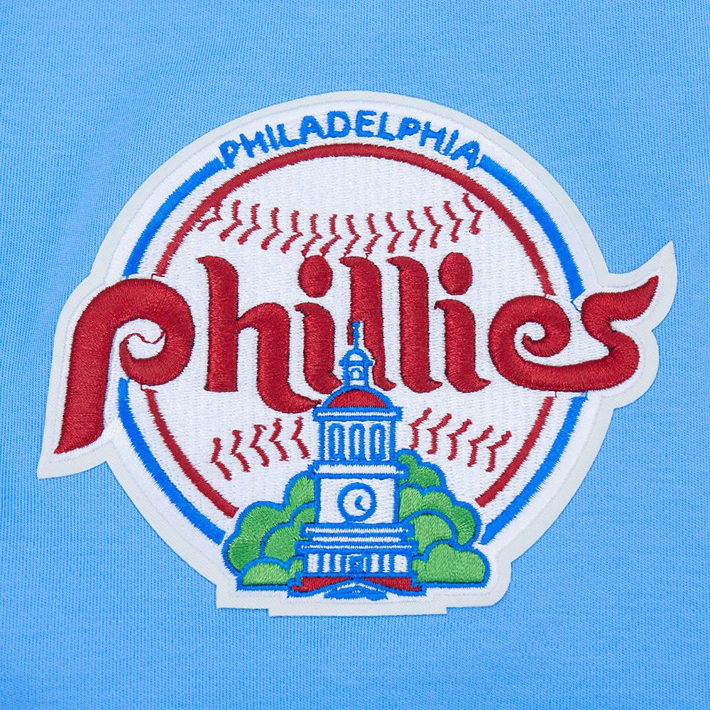 Pro Standard Men's Philadelphia Phillies Blue Retro Double Knit T-Shirt product image