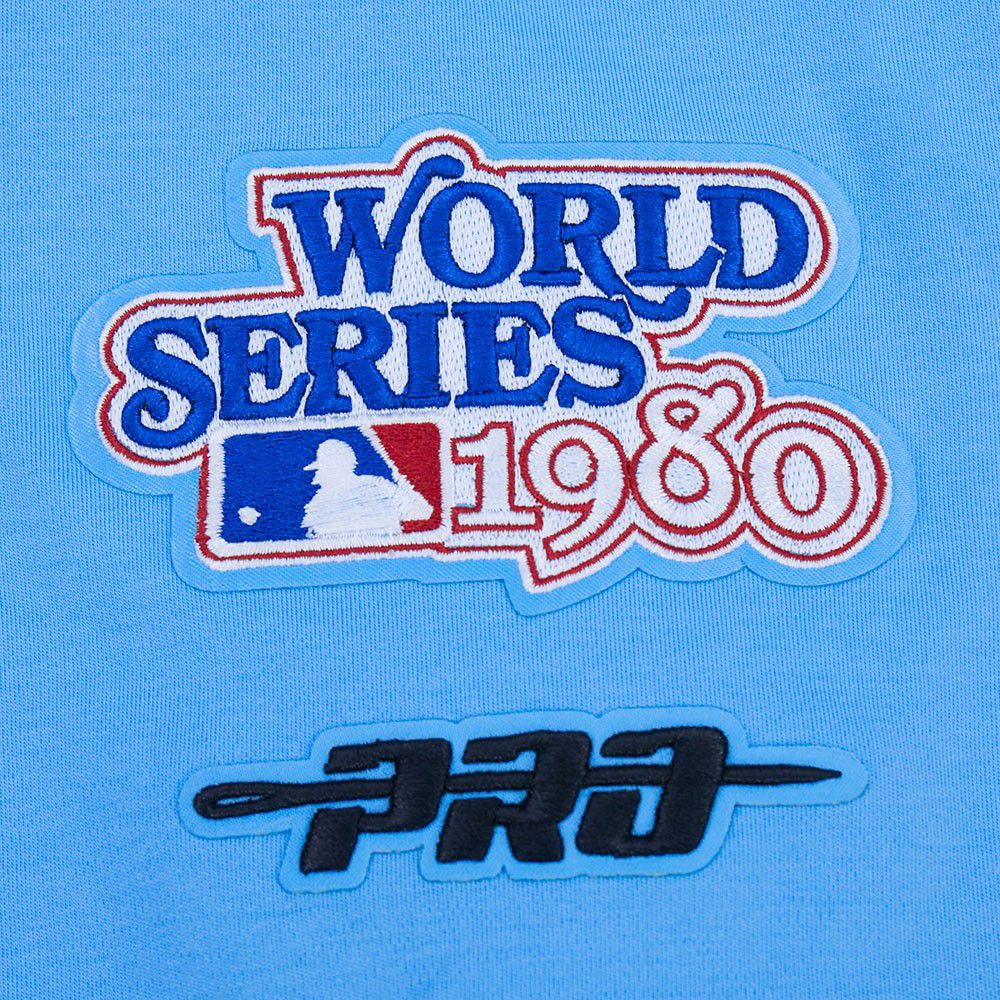 Pro Standard Men's Philadelphia Phillies Blue Retro Double Knit T-Shirt product image