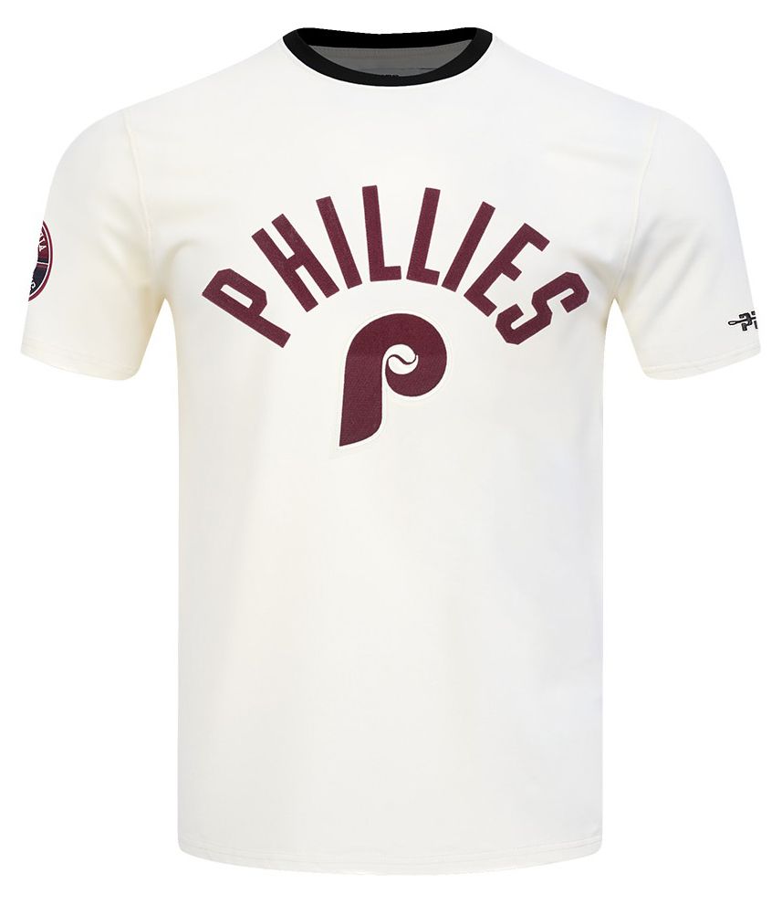 Pro Standard Men's Philadelphia Phillies Cream Modern Originals T-Shirt product image