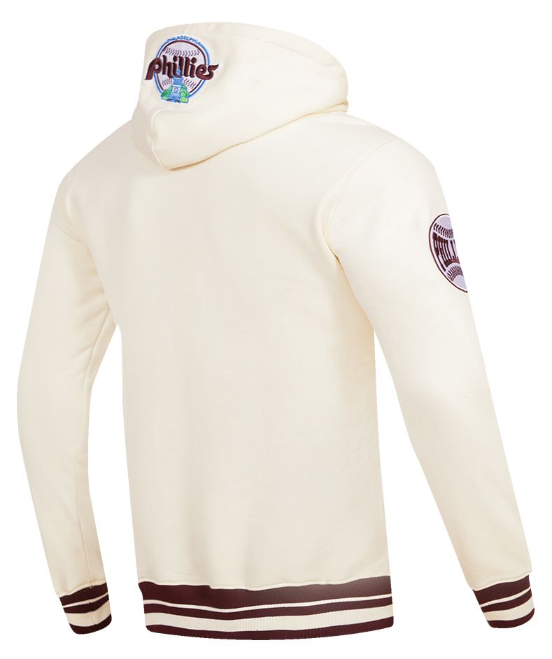 Pro Standard Men's Philadelphia Phillies Cream Classic Retro Pullover Hoodie product image