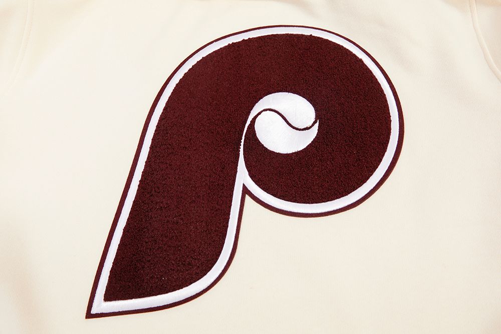 Pro Standard Men's Philadelphia Phillies Cream Classic Retro Pullover Hoodie product image