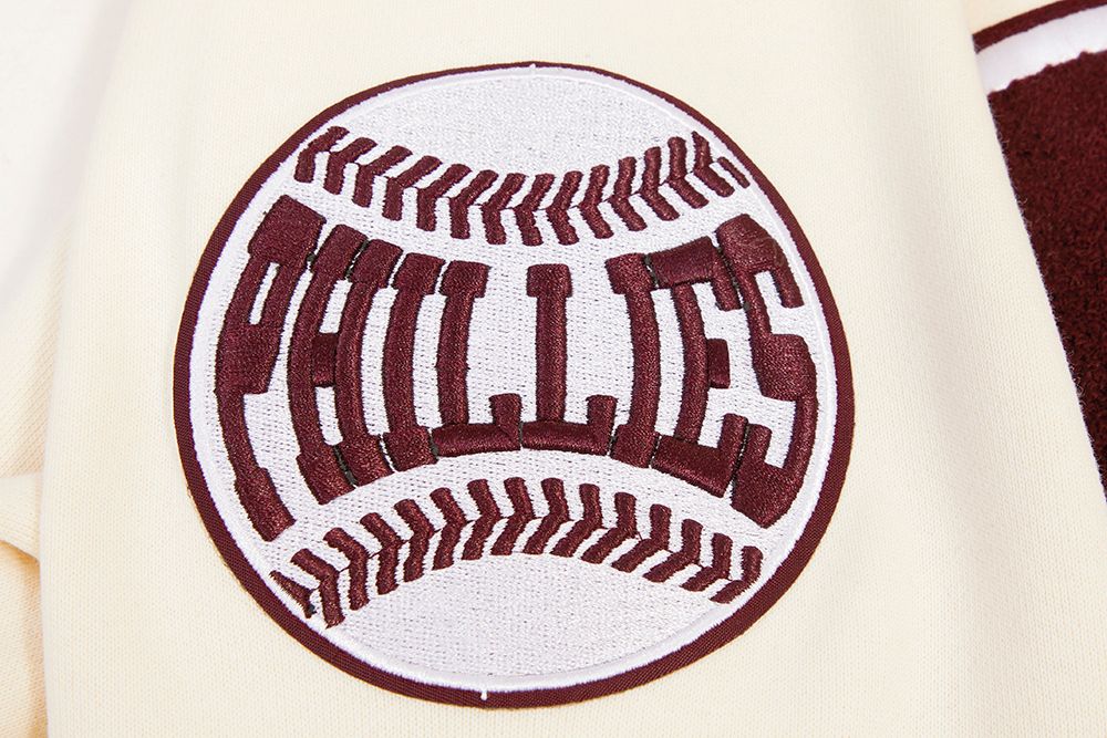 Pro Standard Men's Philadelphia Phillies Cream Classic Retro Pullover Hoodie product image