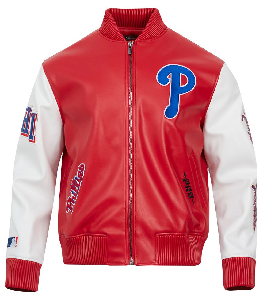 Pro Standard Men's Philadelphia Phillies Red Varsity Jacket product image