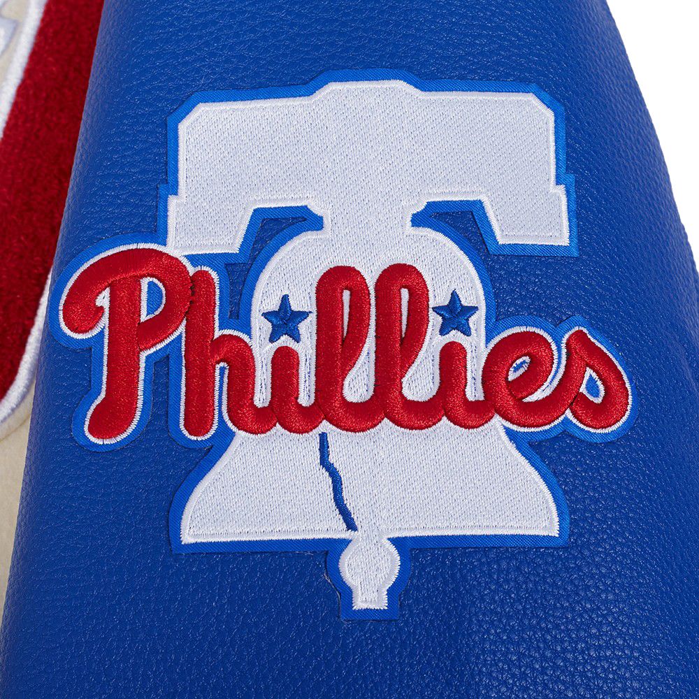 Pro Standard Men's Philadelphia Phillies Cream Rib Wool Jacket product image