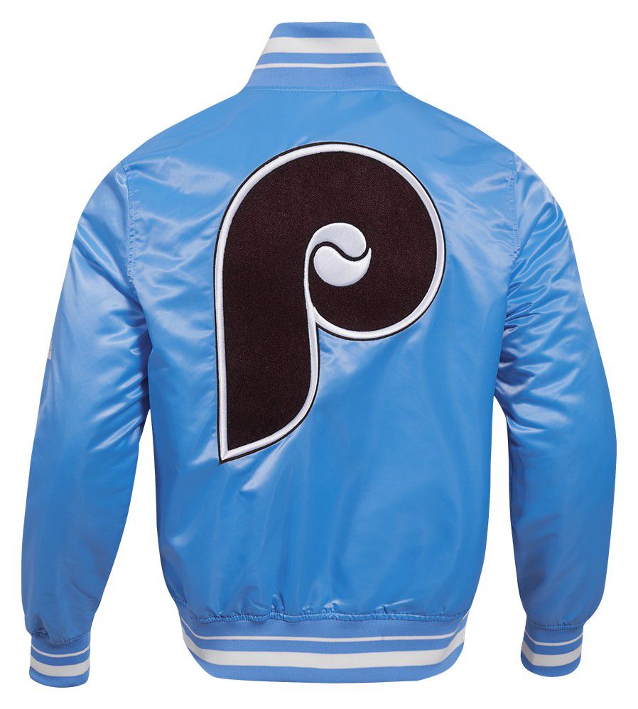 Pro Standard Men's Philadelphia Phillies Retro Rib Satin Jacket product image