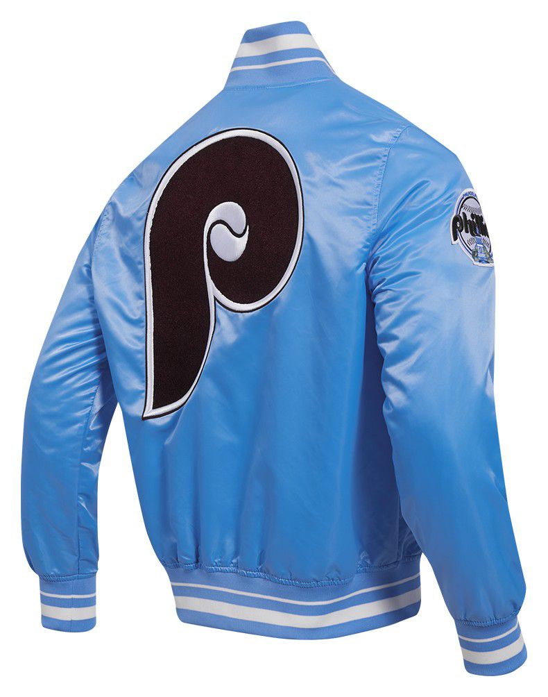Pro Standard Men's Philadelphia Phillies Retro Rib Satin Jacket product image