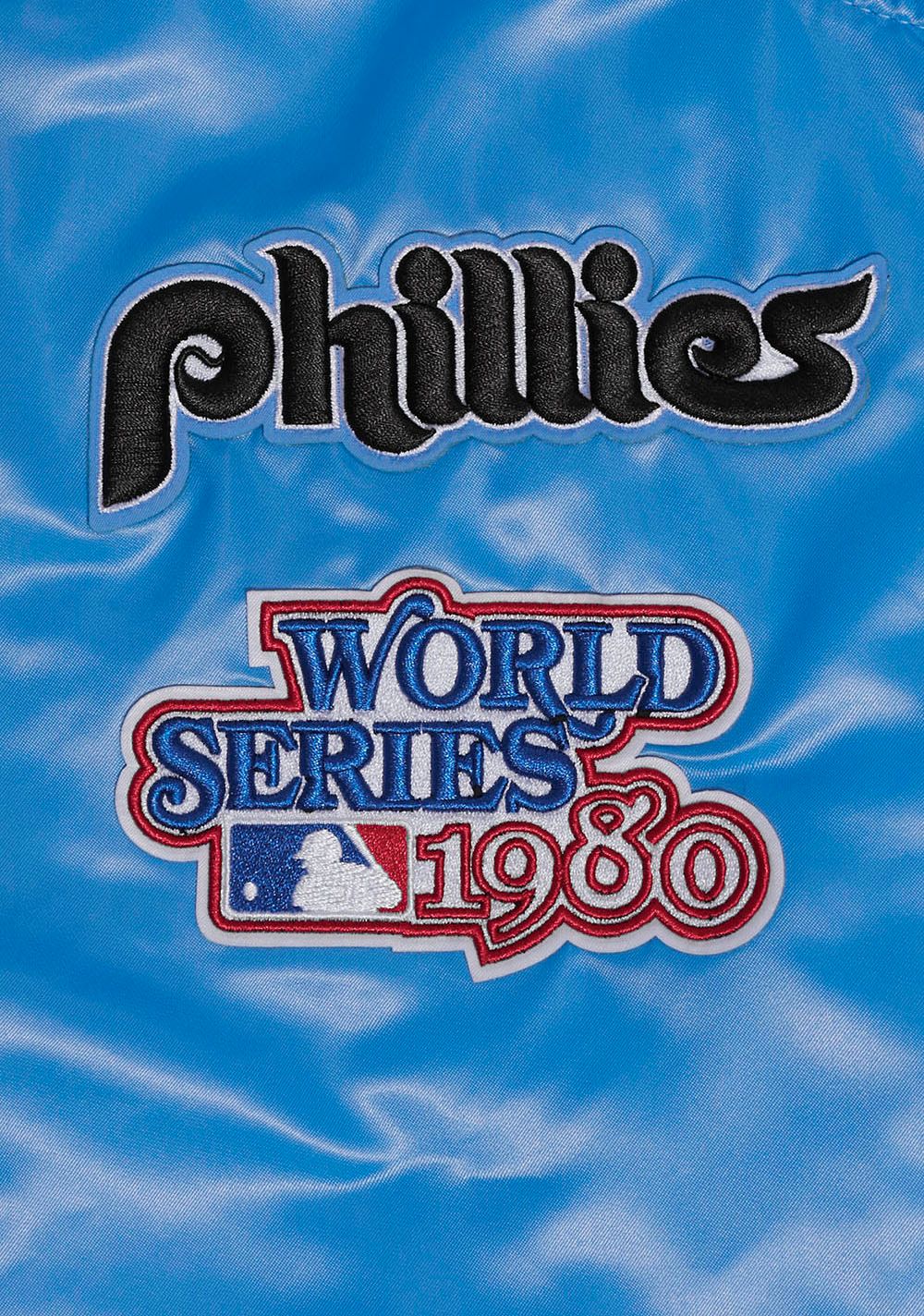 Pro Standard Men's Philadelphia Phillies Retro Rib Satin Jacket product image
