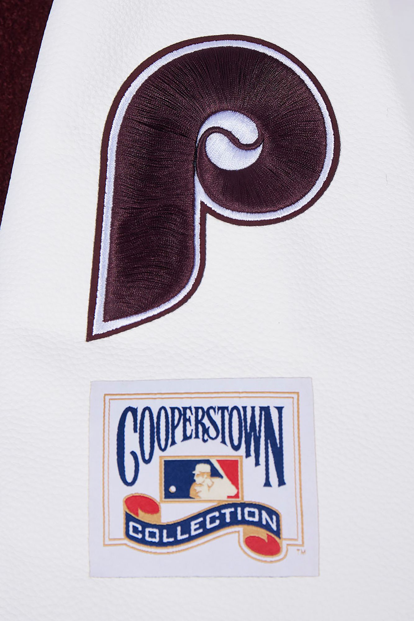 Pro Standard Men's Philadelphia Phillies Blue Rib Wool Varsity Jacket product image