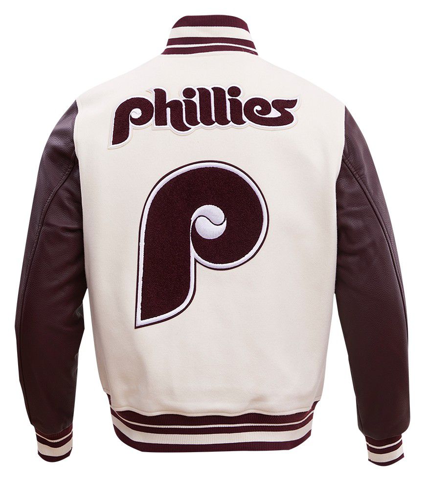 Pro Standard Men's Philadelphia Phillies Wool Varsity Jacket product image
