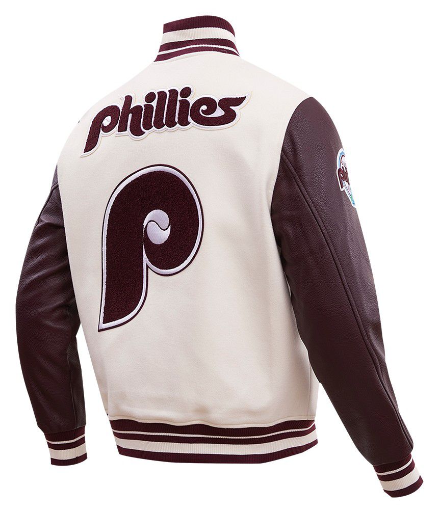Pro Standard Men's Philadelphia Phillies Wool Varsity Jacket product image