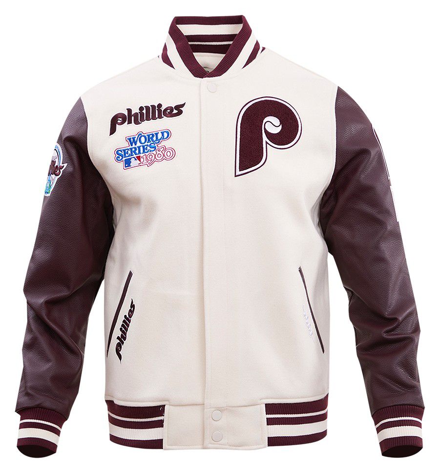 Pro Standard Men's Philadelphia Phillies Wool Varsity Jacket product image