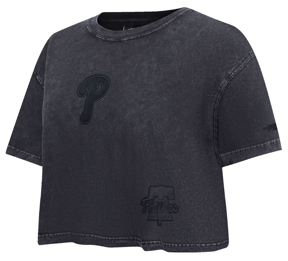 Pro Standard Women's Philadelphia Phillies Black Washed Classic T-Shirt product image