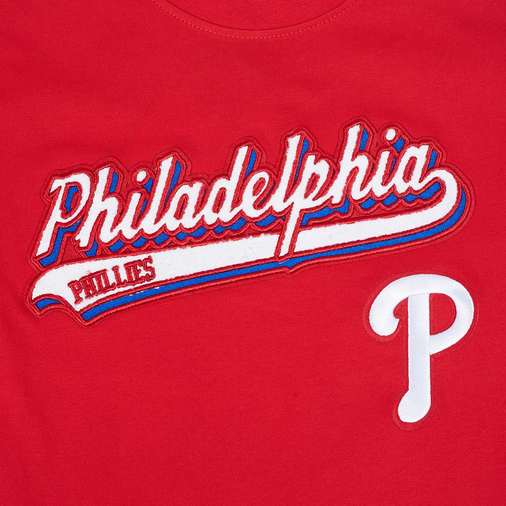 Pro Standard Youth Philadelphia Phillies Red Script Tail T-Shirt product image
