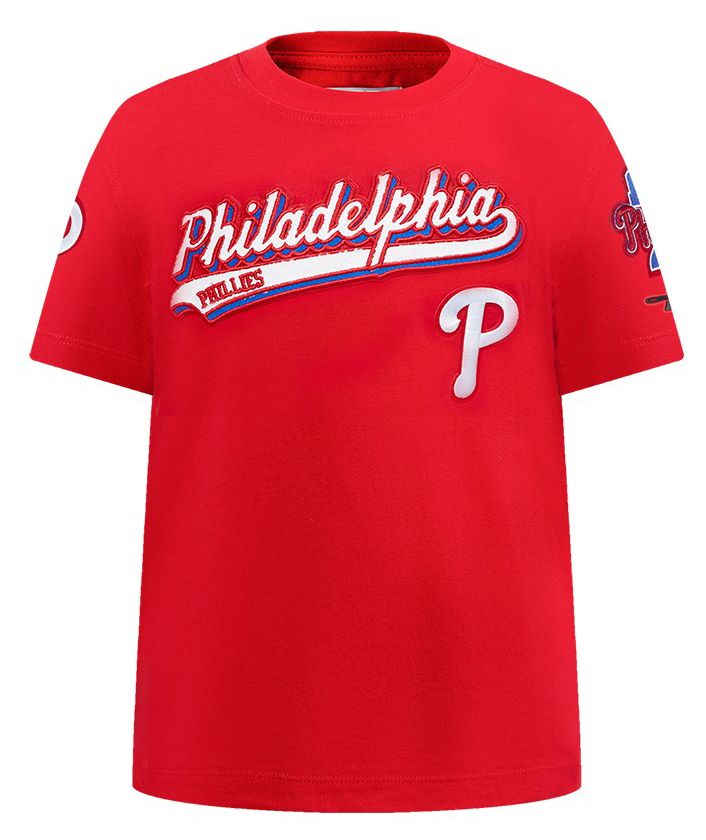Pro Standard Youth Philadelphia Phillies Red Script Tail T-Shirt product image