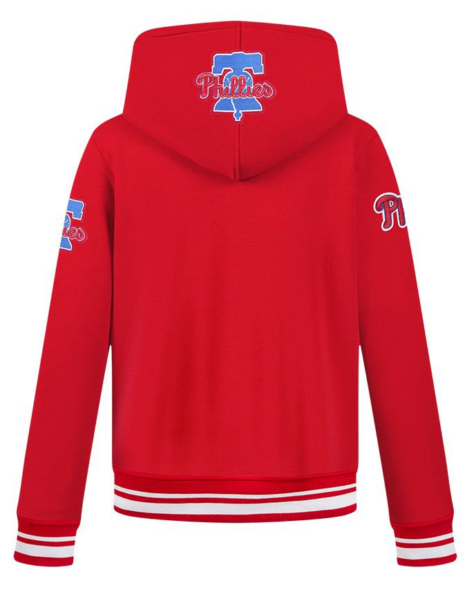 Pro Standard Youth Philadelphia Phillies Red Script Tail Ribbed Fleece Hoodie product image
