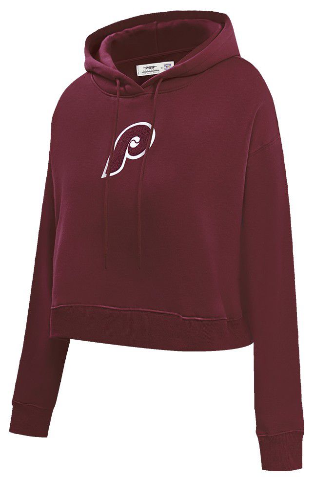 Pro Standard Women's Philadelphia Phillies Red Classic Cropped Pullover Hoodie product image