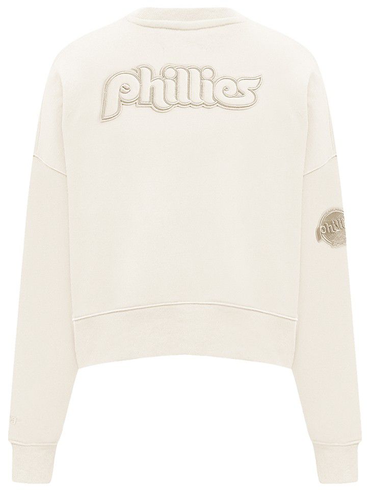 Pro Standard Women's Philadelphia Phillies Cream Classic Crewneck Sweatshirt product image