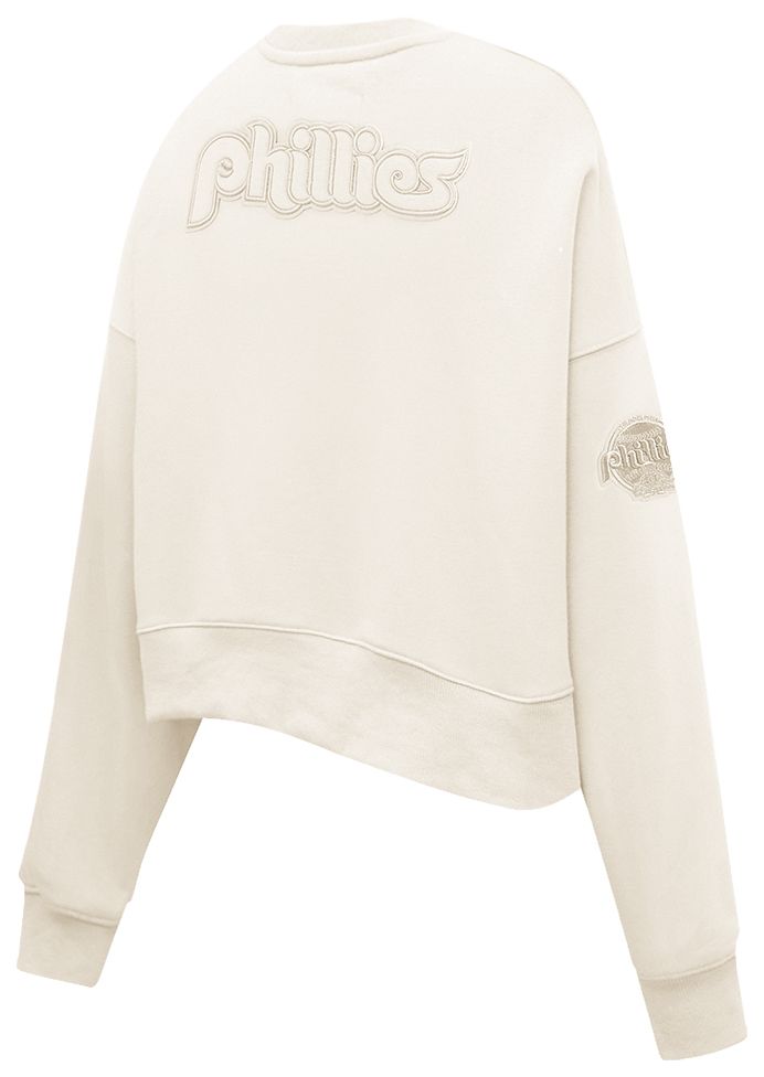 Pro Standard Women's Philadelphia Phillies Cream Classic Crewneck Sweatshirt product image