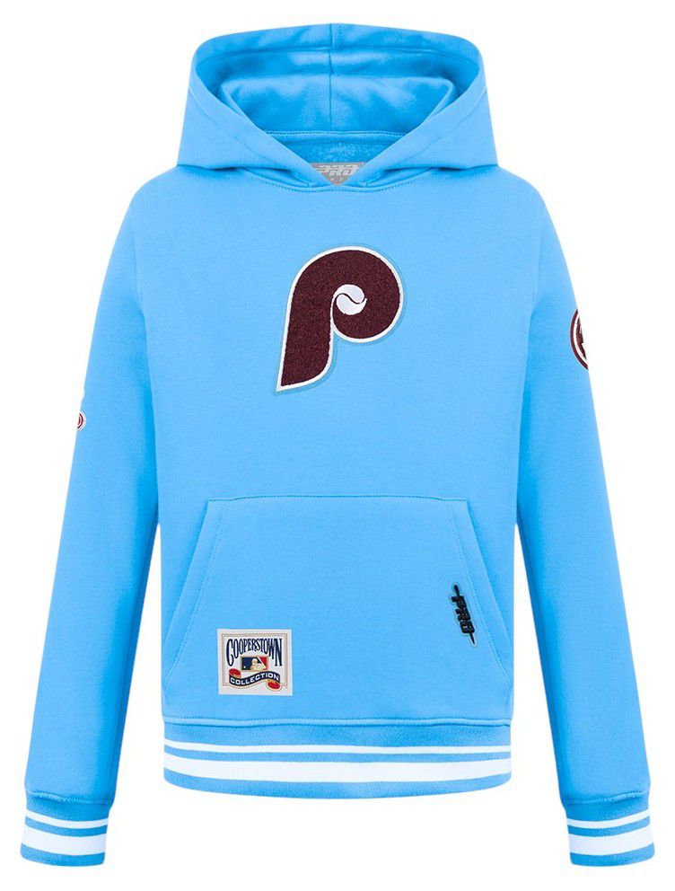 Pro Standard Boys' Philadelphia Phillies Blue Classic Fleece Pullover Hoodie product image