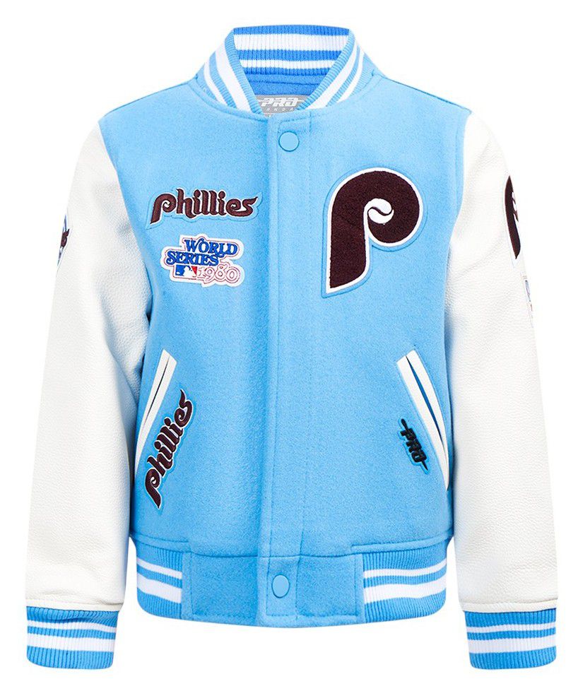 Pro Standard Boys' Philadelphia Phillies Blue Classic Satin Jacket product image