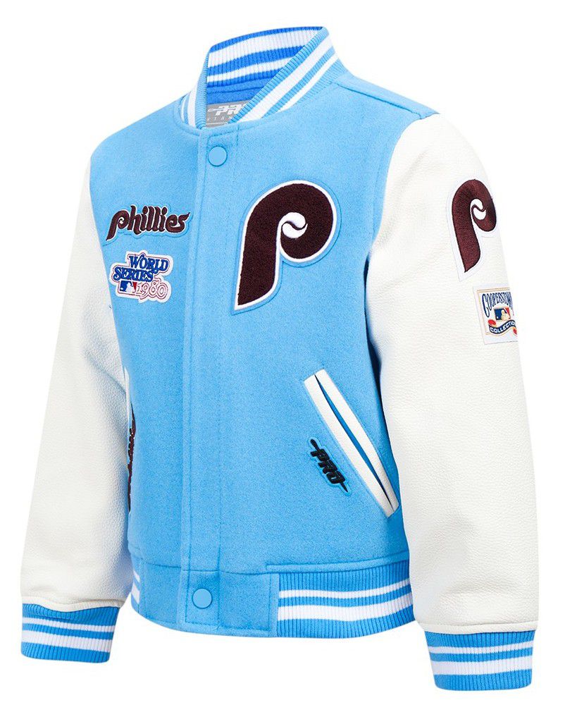 Pro Standard Boys' Philadelphia Phillies Blue Classic Satin Jacket product image