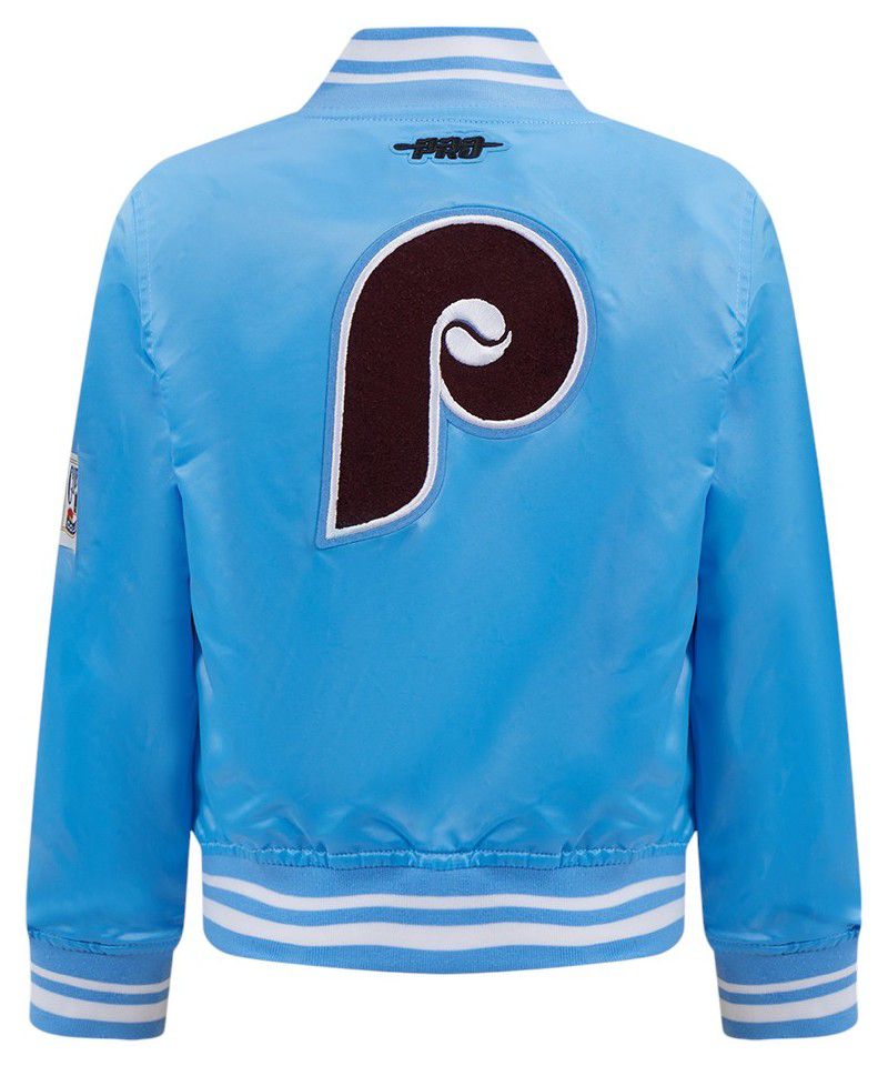 Pro Standard Toddler Philadelphia Phillies Blue Classic Satin Jacket product image