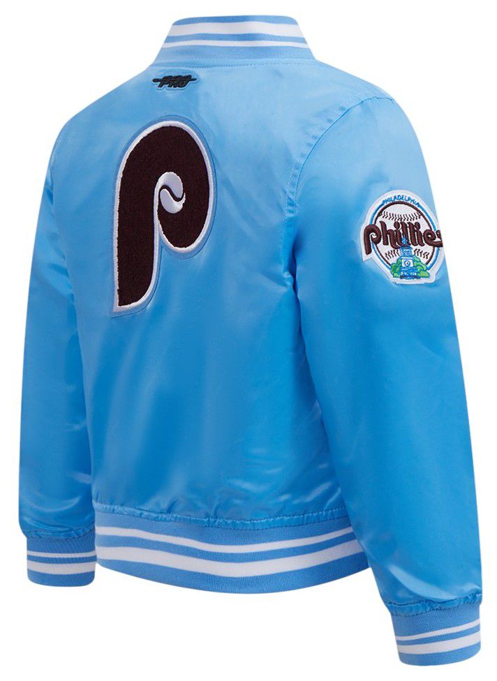 Pro Standard Toddler Philadelphia Phillies Blue Classic Satin Jacket product image