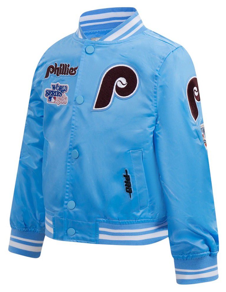 Pro Standard Toddler Philadelphia Phillies Blue Classic Satin Jacket product image