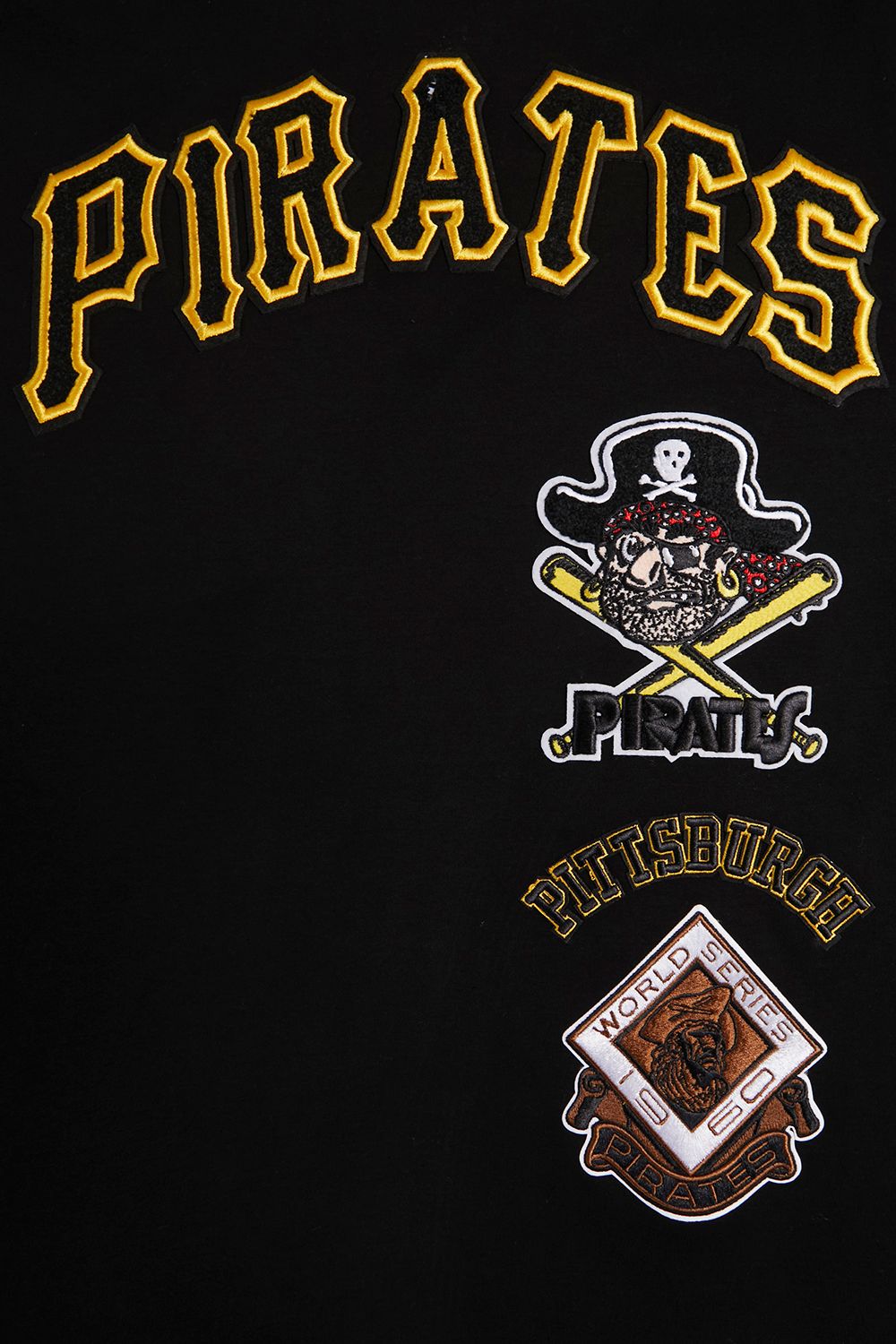 Pro Standard Men's Pittsburgh Pirates Black Retro Classic T-Shirt product image