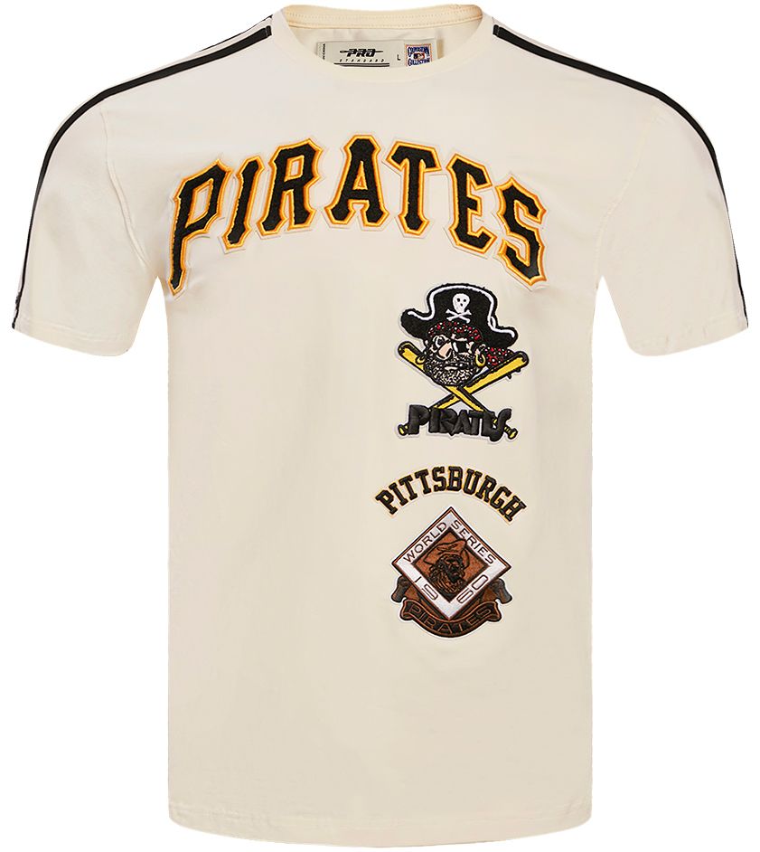 Pro Standard Men's Pittsburgh Pirates Cream Retro Stripe T-Shirt product image