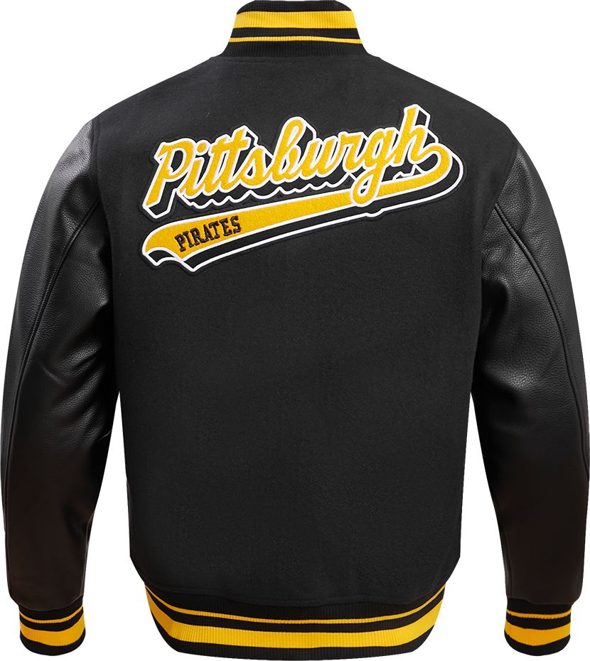 Pro Standard Men's Pittsburgh Pirates Black Varsity Jacket product image