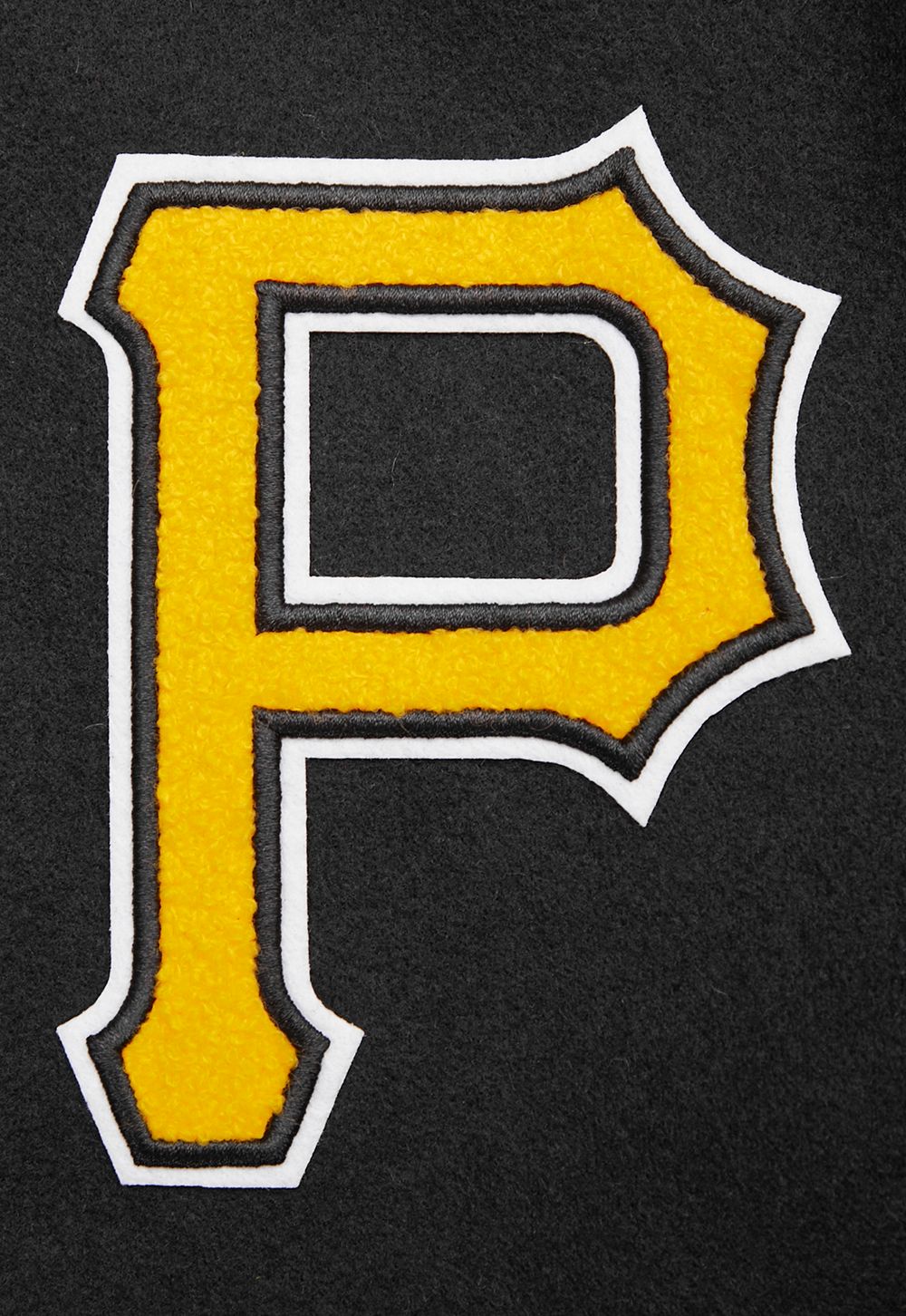 Pro Standard Men's Pittsburgh Pirates Black Varsity Jacket product image