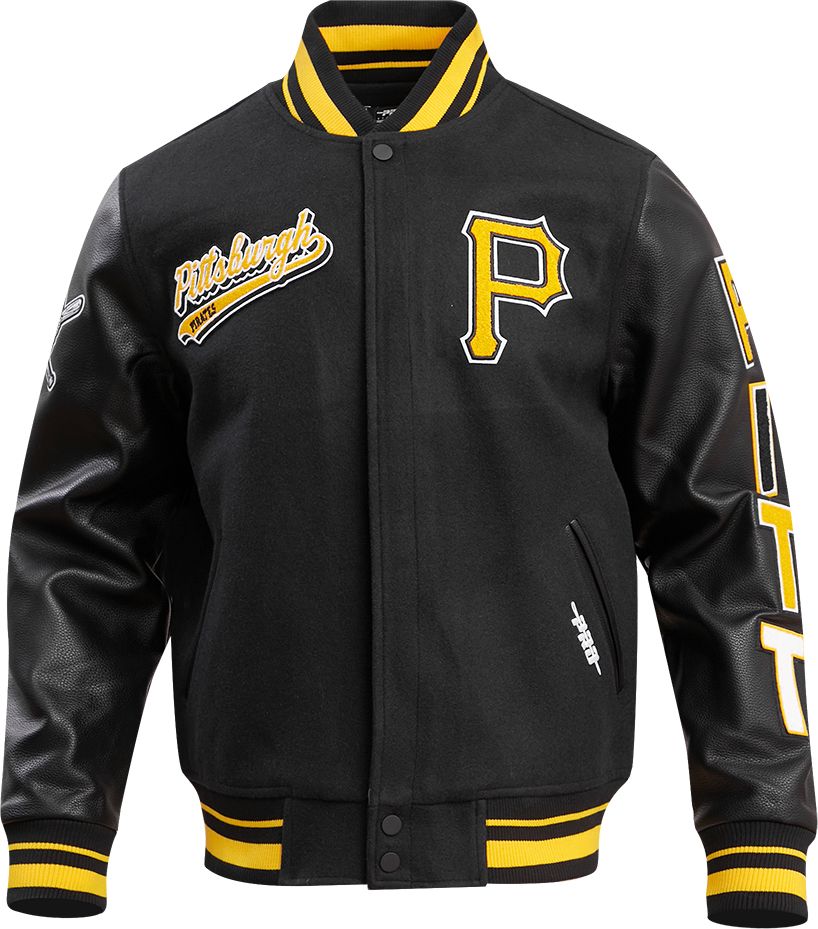 Pro Standard Men's Pittsburgh Pirates Black Varsity Jacket product image