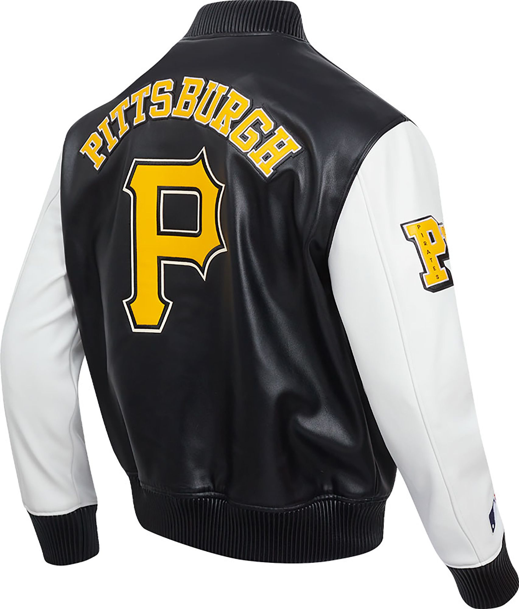 Pro Standard Men's Pittsburgh Pirates Black Varsity Jacket product image