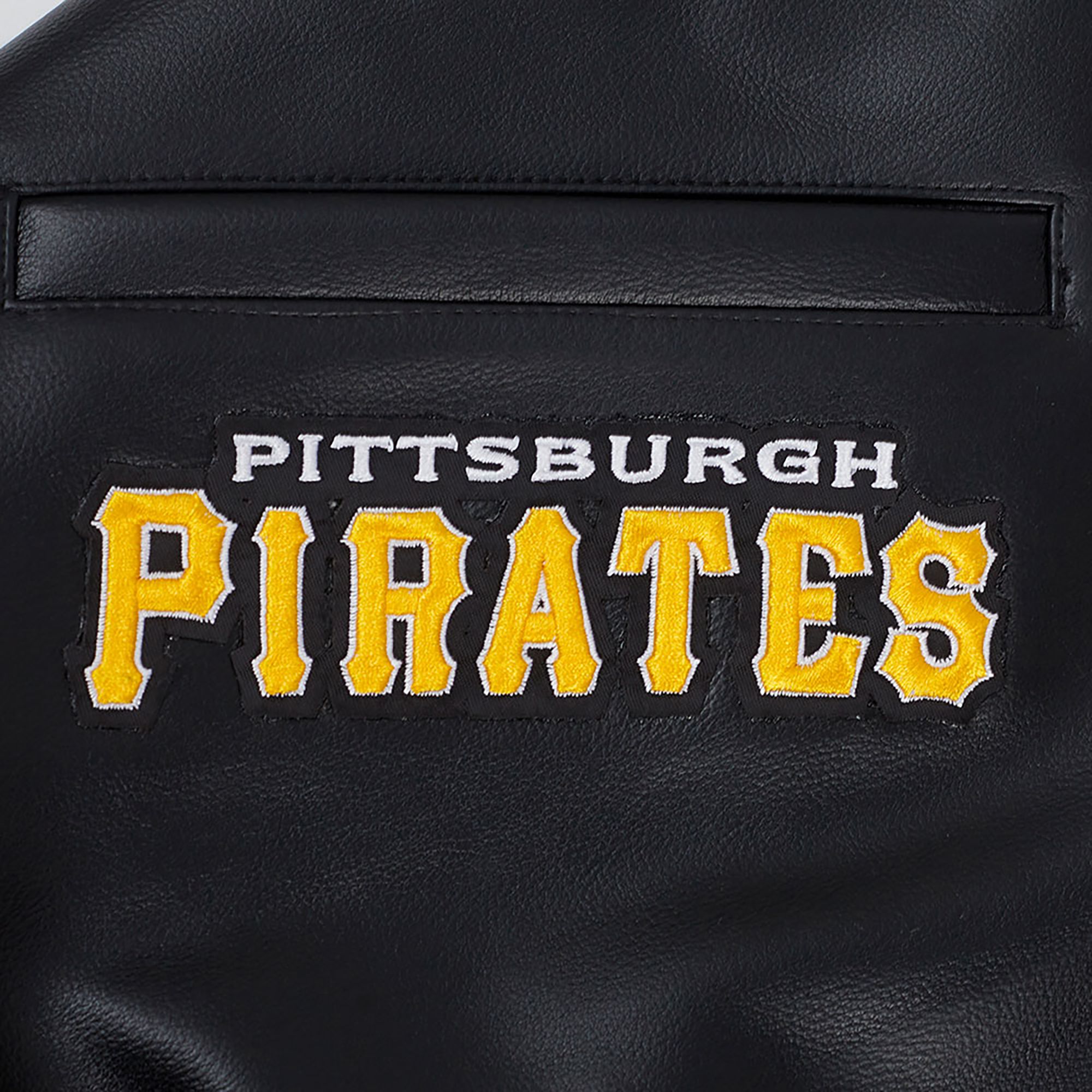 Pro Standard Men's Pittsburgh Pirates Black Varsity Jacket product image