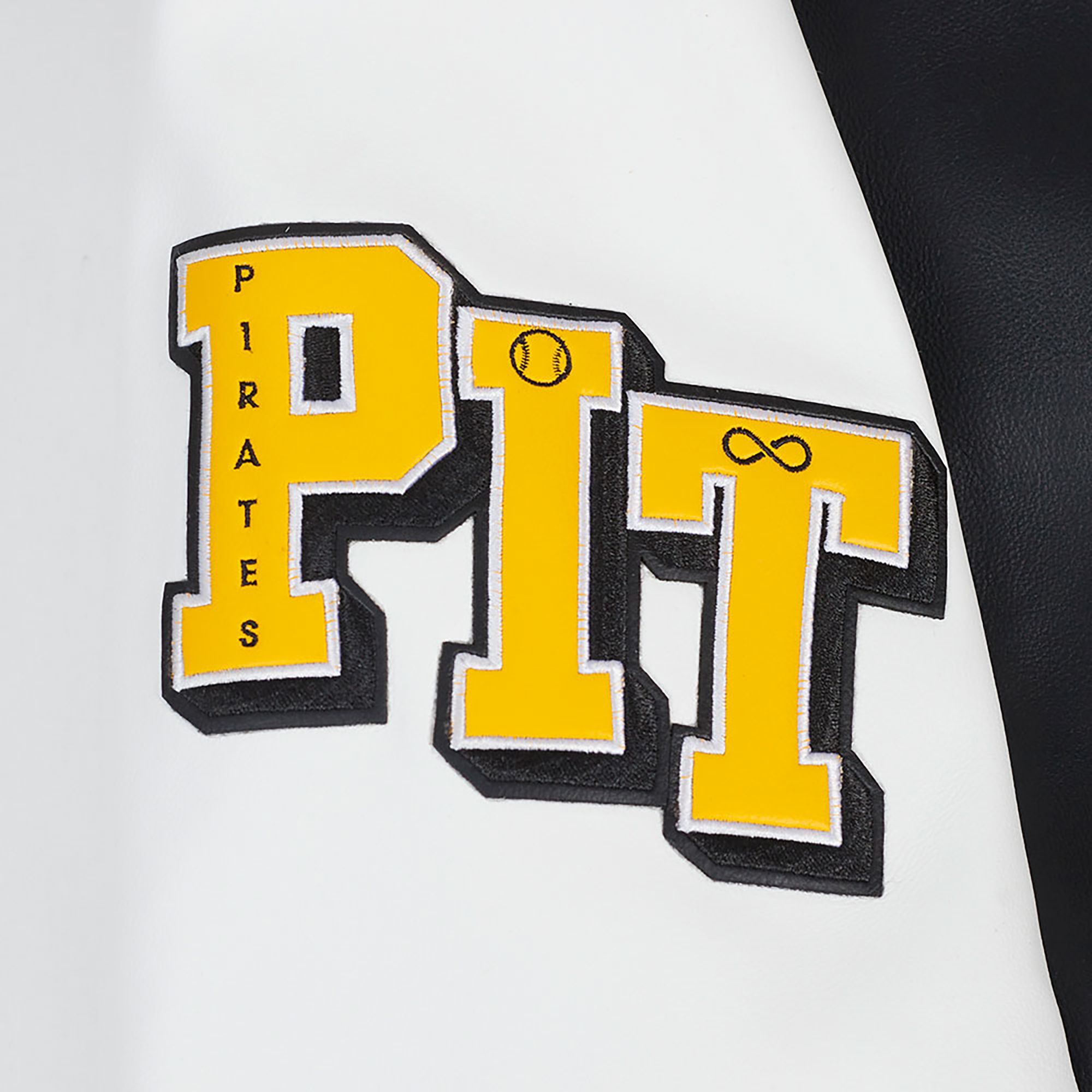 Pro Standard Men's Pittsburgh Pirates Black Varsity Jacket product image