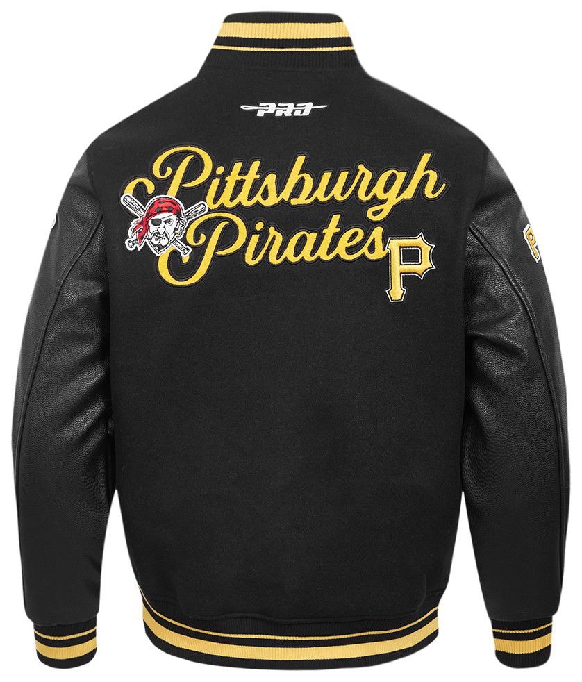 Pro Standard Men's Pittsburgh Pirates Black Rib Wool Jacket product image