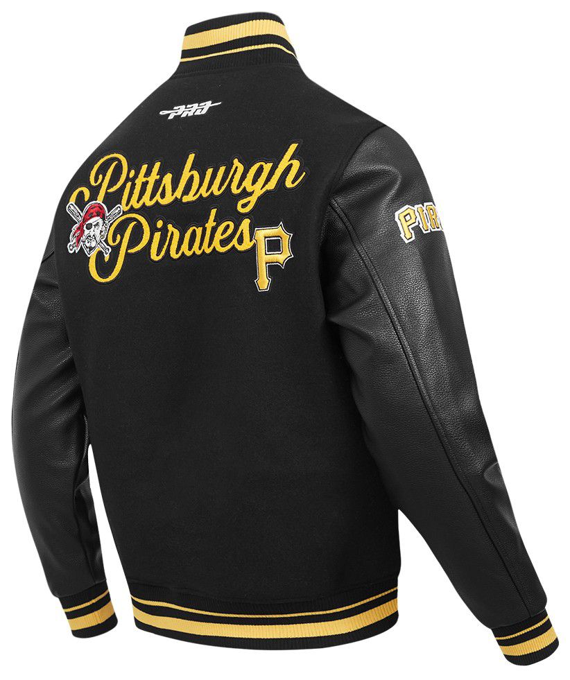 Pro Standard Men's Pittsburgh Pirates Black Rib Wool Jacket product image