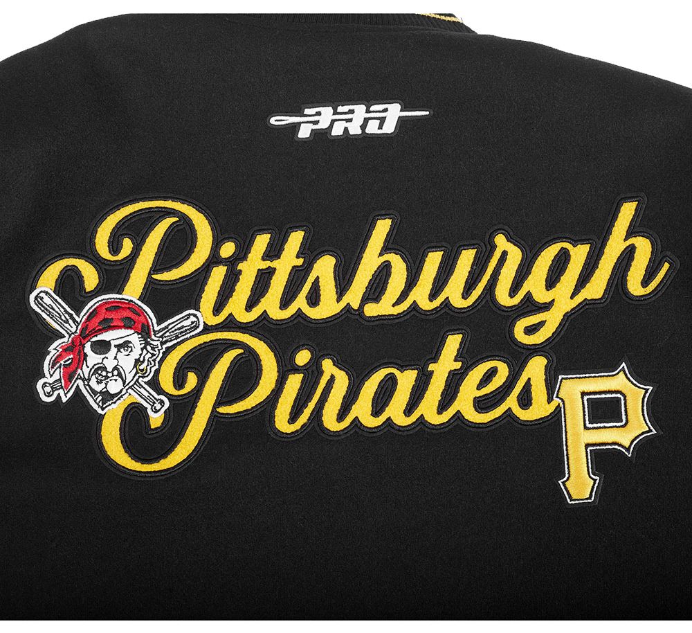 Pro Standard Men's Pittsburgh Pirates Black Rib Wool Jacket product image