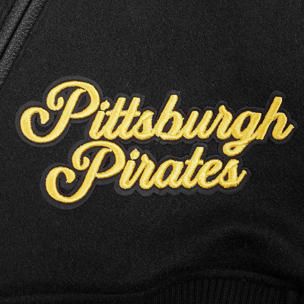 Pro Standard Men's Pittsburgh Pirates Black Rib Wool Jacket product image